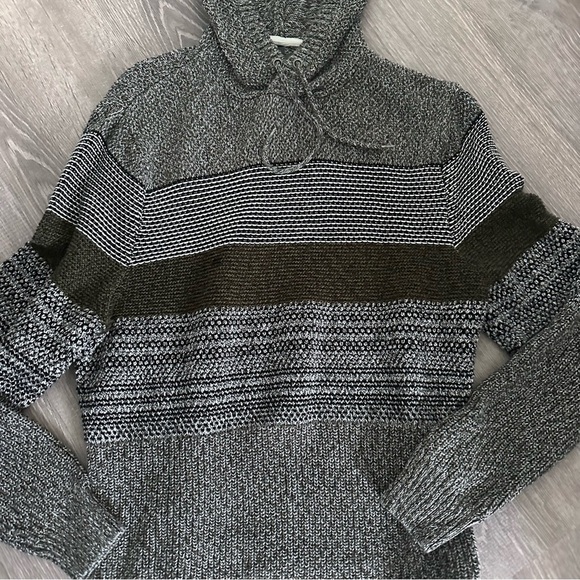 Commerce Striped Hooded Sweater - Picture 2 of 4